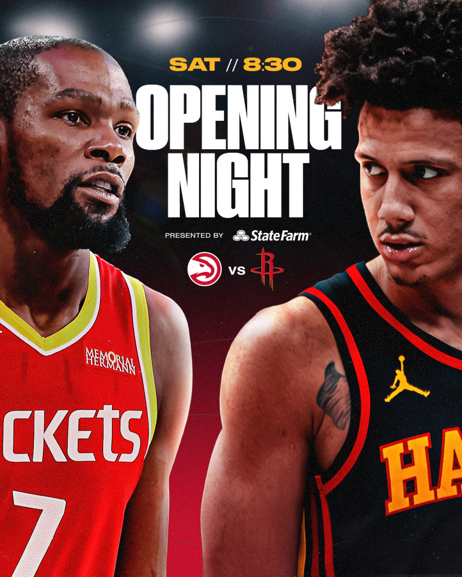 NBA高清直播在线直播：常规赛火箭vs老鹰（10月25日）火箭胜率仅42.0%